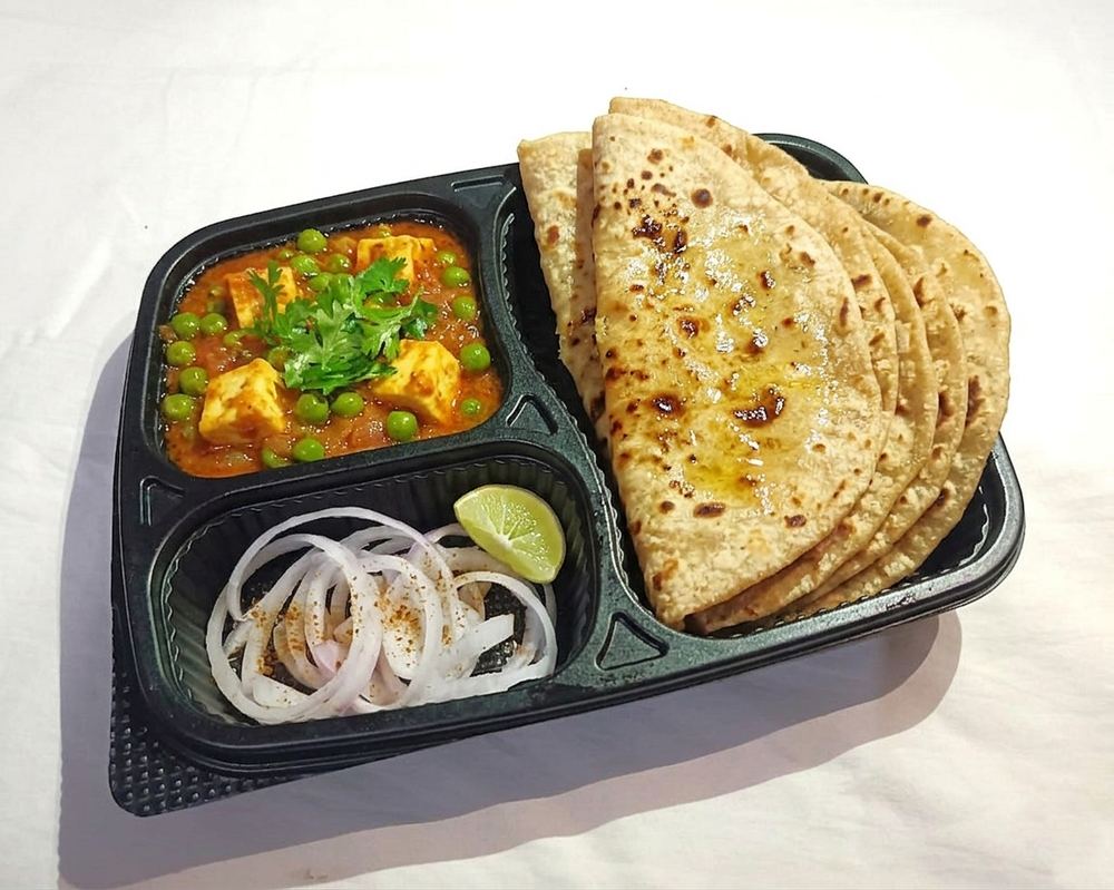 Matar Paneer Roti